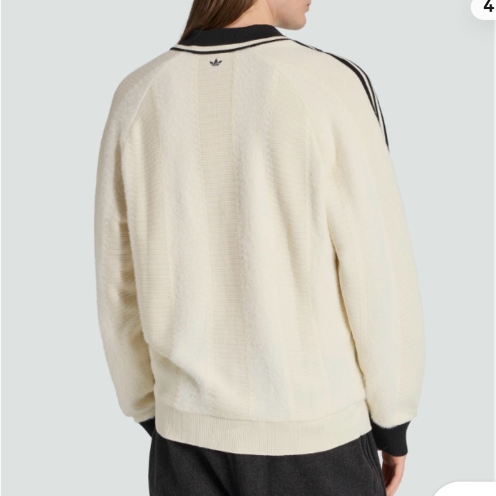 Adidas Originals Premium Knit Jersey Men’s Lifestyle Casual Top AsiaFit JX3836 - Picture 7 of 16